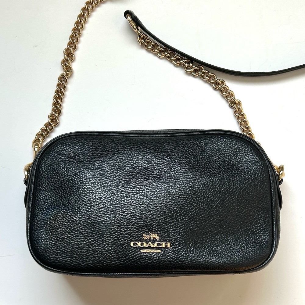 Coach Isla Black Camera Crossbody Bag - Picture 2 of 12